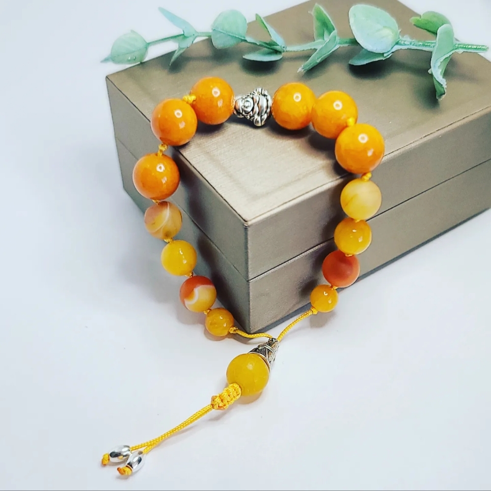Jade prayer bracelet